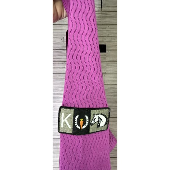 Kerrits Equestrian Apparel Ladies Groundwork Top Purple Size Medium Split Tail - Picture 4 of 8